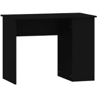 The Living Store Schreibtisch Schwarz 100x55x75 cm Holzwerkstoff