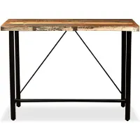 The Living Store Bartisch Altholz Massiv 120x60x107 cm