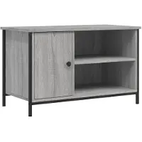 The Living Store TV-Schrank Grau Sonoma 80x40x50 cm Holzwerkstoff