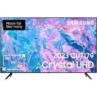 Samsung GU43CU7179U, 109,2 cm (43"), 3840 x 2160 Pixel, 4K Ultra HD, Smart-TV, WLAN, Schwarz