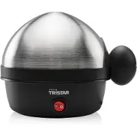 Smartwares Tristar EK-3076 Eierkocher, 7 Eier, Edelstahl, Schwarz, Edelstahl, 175 mm, 175 mm, 161 mm