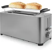 Princess 142402, 4 Scheibe(n), Edelstahl, Tasten, Drehregler, 1400 W, 230 V, 50 - 60 Hz
