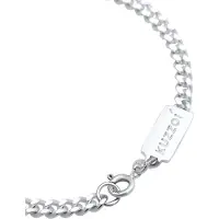 KUZZOI Armband Basic Herren Panzerkette Massiv Piece 925 Silber Kuzzoi Silber