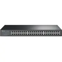 TP-LINK TL-SF1048, Unmanaged, Fast Ethernet (10/100), Rack-Einbau, 1U