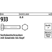 FAST-X Sechskantschraube DIN 933 VG M 12 x 110 8.8