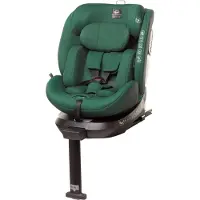 4Baby | Kindersitz - 360° Drehbar - mit ISOFIX, I-SIZE, 40-150 cm, zusätzlicher Seitenschutz, vorwärts- und rückwärtsgerichtet - Grün - ENZO-FIX