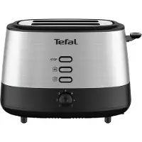 Tefal New Equinox TT520D, 2 Scheibe(n), Schwarz, Edelstahl, 198 mm, 297 mm, 196 mm, 1,29 kg