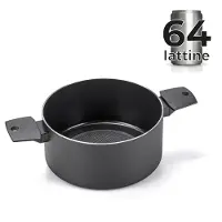 Moneta 0005550724, 5 l, Rund, Schwarz, Aluminium, Schwarz, Bakelit