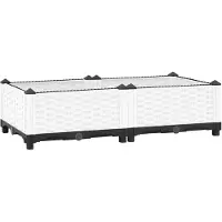 vidaXL Hochbeet 80x40x23 cm Polypropylen