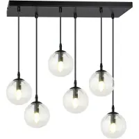 Emibig Hängeleuchte Cosmo transparent E14 L:65cm B:50cm H:120cm dimmbar
