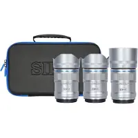 Sirui Sniper 23mm, 33mm und 56mm F1.2 APSC für Sony E-Mount Kit silber