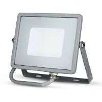 V-TAC Grauer LED-Flutlichtstrahler - Samsung - IP65 - 30W - 2400 Lumen - 6400K - 5 Jahre