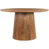 LivingFurn Tisch Salvator 130x130x76 cm Mangoholz Natur