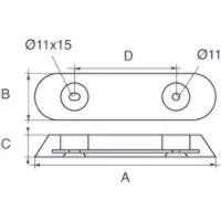 Talamex Vetus Anode Typ 25 Aluminium
