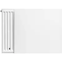 SaniGoods Heizkörper Verkleidung Planplatte magnetisch, weiß RAL 9016, glatte Front aus Edelstahl, einfache Montage für Rippenheizkörper (HxB) 600x1800