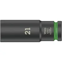 Wera 8790 C Impaktor Deep Steckschlüsseleinsatz mit 1/2"-Antrieb Grün - 05004837001 - Grün