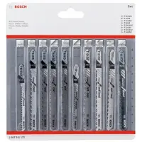 Bosch Stichsägeblatt-Set Clean Precision, 10-teilig - 2607011172