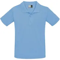 Promodoro Superior Poloshirt Plus Size Herren, Himmelblau, 5XL