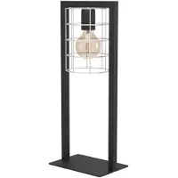 Eglo Tischleuchte "JUBILY", schwarz, H: 53,5cm, 1 Stk., Leuchten, Tischleuchte in schwarz aus Stahl - exkl. E27 - 40W, Tischleuchte