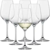 Zwiesel Glas SCHOTT 8003.20020, Weißwein-Glas, Tulpenglas, Glas, Transparent, VIÑA, 290 ml