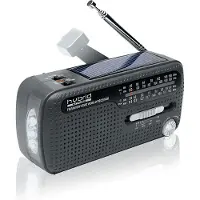 Muse MH-07DS-HYBRID, Tragbar, Analog, FM, MW, SW, 3,5 mm, Schwarz, Drehregler