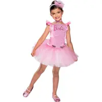 Rubies Barbie Ballerina-Kleid und Haarband 98-104 cm