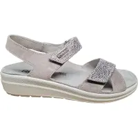 Rohde Rivella Damenschuhe Hausschuhe Sandale Grau Freizeit