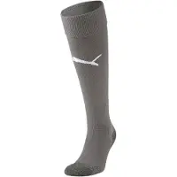Puma teamLIGA Stutzenstrumpf Grau Weiss F43
