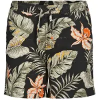 Jack & Jones St Jeff Jogger Akm Tropic Badeshorts Schwarz S Mann Schwarz S