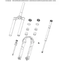 RockShox Gabelkompressionsladegerät Renntag Sid Crown Schwarz 32 / 35 mm Schwarz 32 / 35 mm