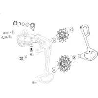Sram X0 T-type Eagle Axs Stabilisatorbaugruppe