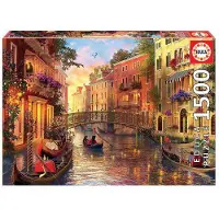 Educa Sonnenuntergang In Venedig Puzzle 1500 Stücke