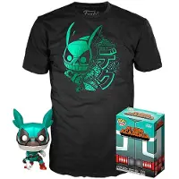 Funko POP! My Hero Academia Und Kurzarm-t-shirt Deku Mit Helm