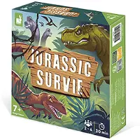 Janod Jurassic Survival Brettspiel Mehrfarbig Mehrfarbig One Size