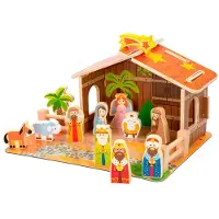 Woomax Puppen-Set Nativity Scene 20 Stücke