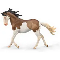 Collecta Mustang Bay Splash Overo Xl Golden Golden One Size