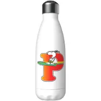 Snoopy Edelstahl Personalisierte Flasche Mit Dem Buchstaben P 550ml