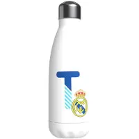 Real Madrid Edelstahl Personalisierte Flasche Mit Dem Buchstaben T 550ml