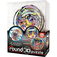 Educa Rundes Abstraktes 3d-puzzle