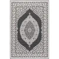 Elle Decoration Teppich "Meekly Wendeteppich", schwarz, B:160cm H:5mm L:230cm, Polypropylen, Teppiche, Teppich, Flachgewebe, In-& Outdoor, Modern, beidseitig, Balkon, Wohnzimmer