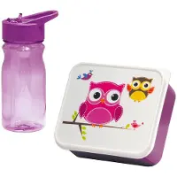 Mondex Eule 0.85l/set Wasserflasche Und Lunchbox 0.5l