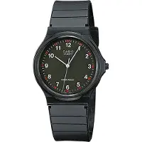 Casio Collection Klassiker Armbanduhr Analog schwarz MQ-24-1BLLEG