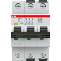 ABB S303P-C3 Sicherungsautomat C-Char., 25 kA, 3A, 3P 2CDS383001R0034