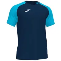 Joma Academy IV Trikot Kurzarm Herren - Marine / Turquoise Fluor