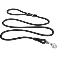 Curli Stretch Comfort Leash - Black - L