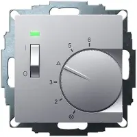 Eberle Controls 191811554702 UTE 1015-Alu-55 Raumthermostat Unterputz Heizen 1 St.