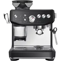 Sage The Barista Express Impress, Espressomaschine, 2 l, Kaffeebohnen, Eingebautes Mahlwerk, 1850 W, Schwarz, Edelstahl