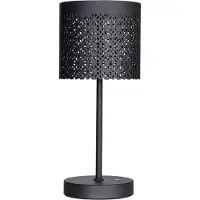 By Rydens Maison LED-Akku-Tischlampe IP44 schwarz