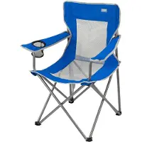 Aktive Folding Camping Chair Blau 64.5 x 49.5 x 82 cm