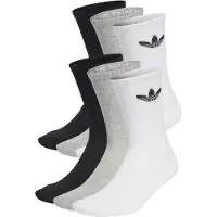 Adidas Originals Socken Adidas Trefoil Cushion Unisex Crew (6er-Pack)-Schuhgröße 40 - 42